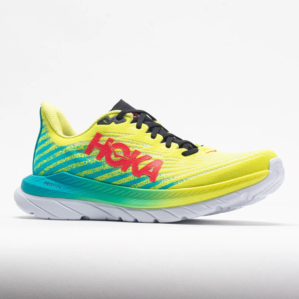 HOKA Mach 5 Women's Evening Primrose/Scuba Blue - Image 5