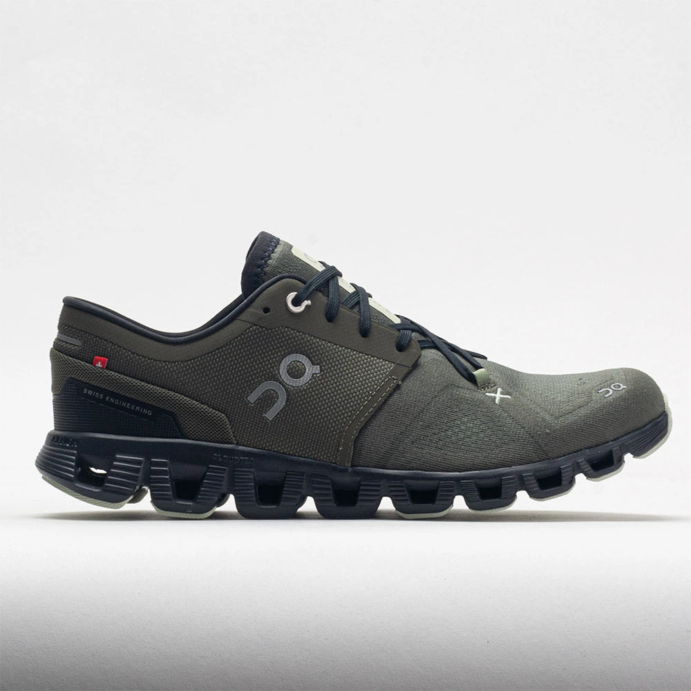 On Running On Cloud X 3 Men's Olive/Reseda