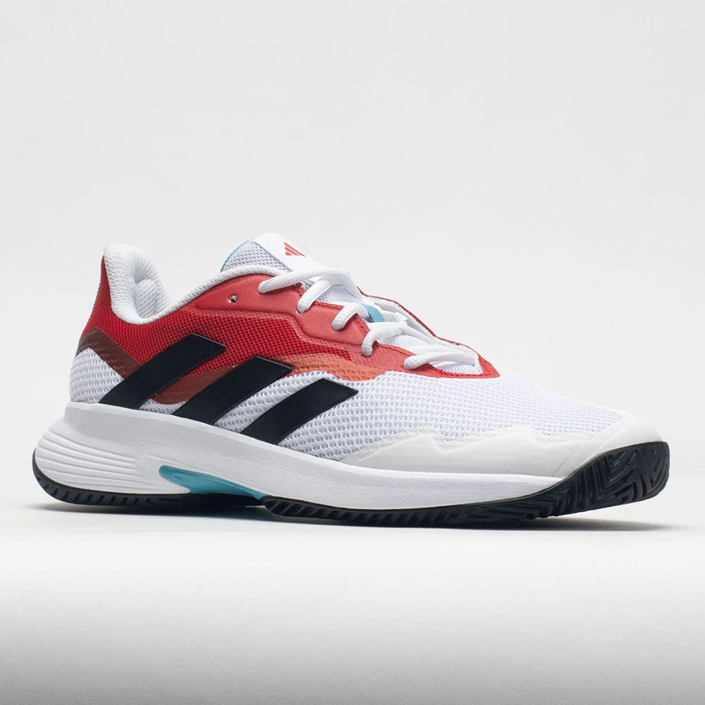 Adidas CourtJam Control Men's White/Black/Better Scarlet - Image 5