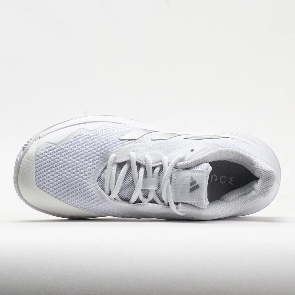 Adidas CourtJam Control Women's White/Silver Metallic/White - Image 3