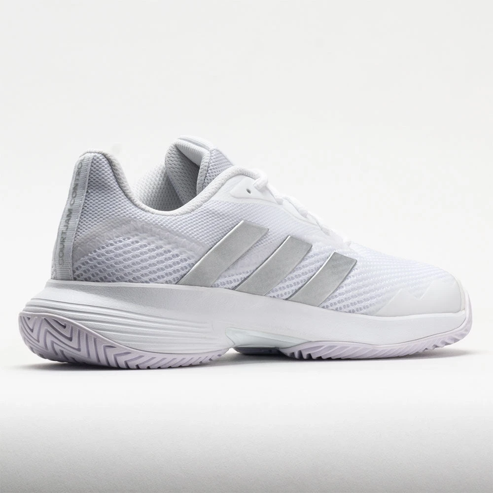 Adidas CourtJam Control Women's White/Silver Metallic/White - Image 6