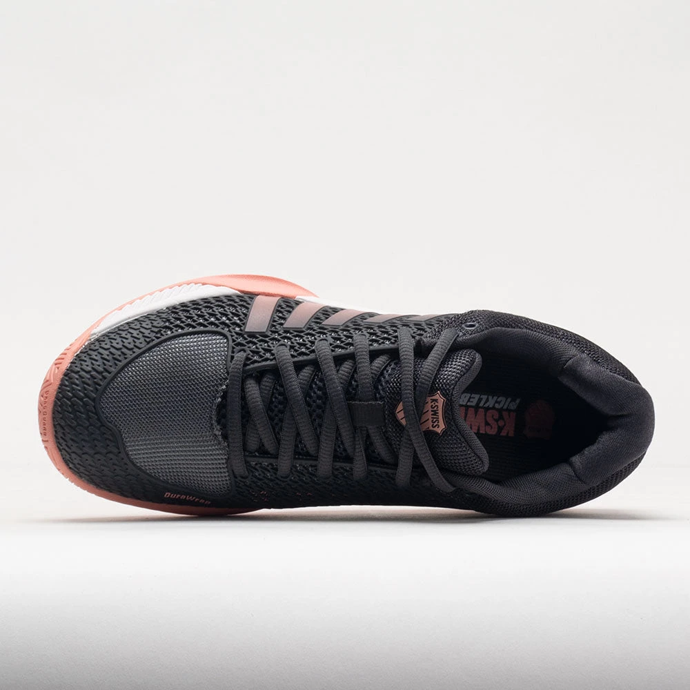 K-Swiss Express Light Pickleball Women's Asphalt/Steel Gray/Peach - Image 3