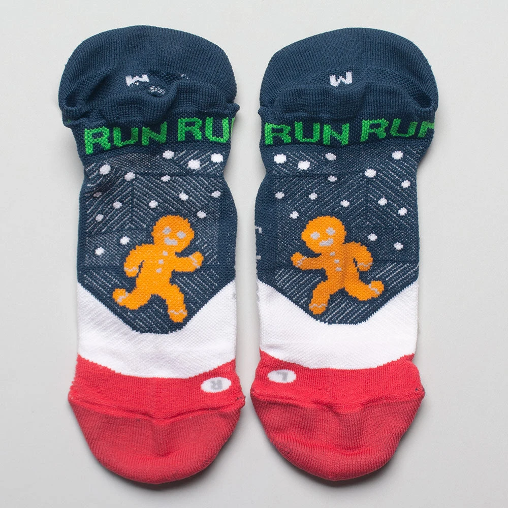 Feetures Elite Light Cushion No Show Tab Gingerbread Edition Socks - Image 2